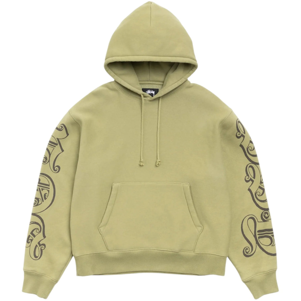Stussy Motif Print Hoodie Moss