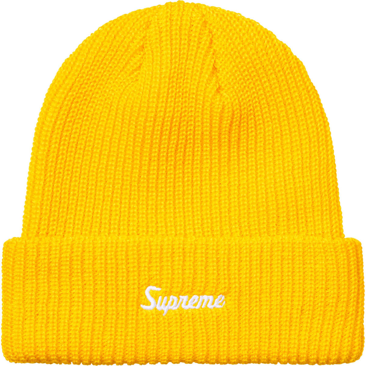 Supreme Loose Gauge Beanie (FW26) Yellow
