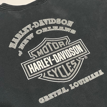Y2K Harley Davidson Flame LS Black