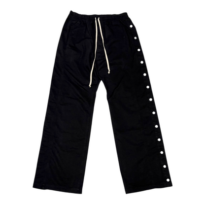 Rick Owens DRKSHDW Black Temple Wide Pusher Sweatpants
