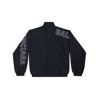 Balenciaga Outline Track Jacket Black
