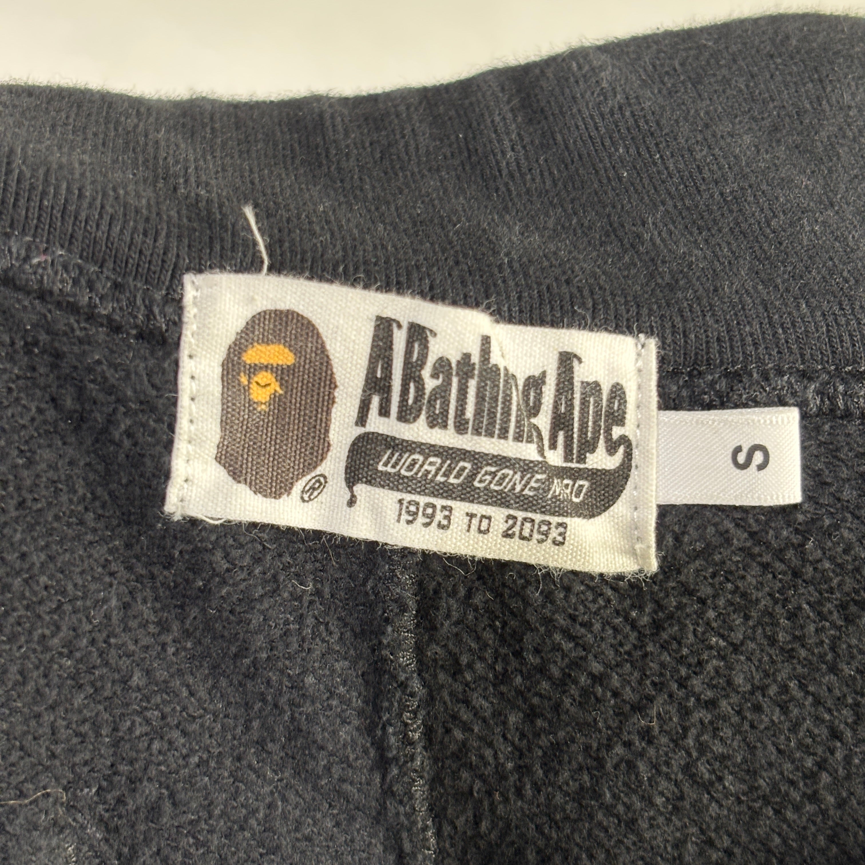 BAPE Giant College Sweatpants Black