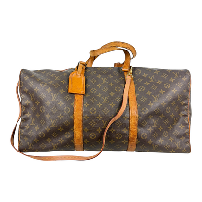 Louis Vuitton Monogram Keepall 55 Brown