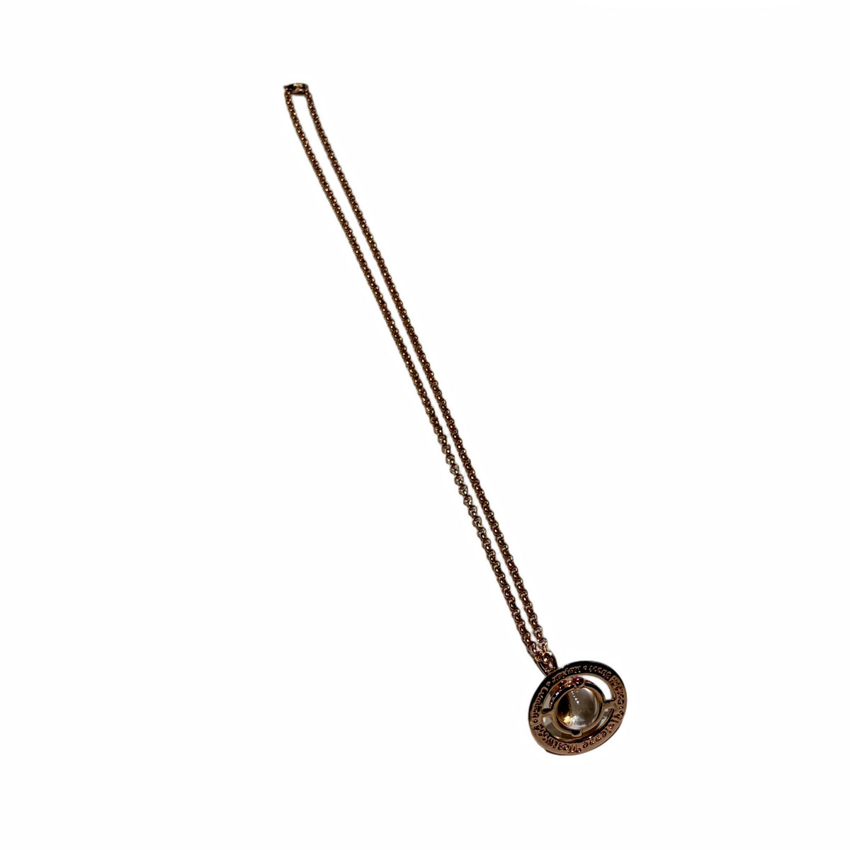 Vivienne Westwood Rose Gold Small Orb Pendant Necklace