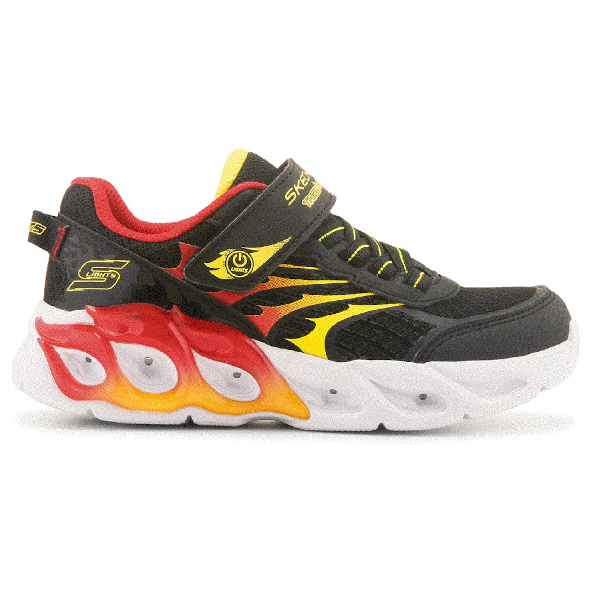 Skechers Kids' Thermo-Flash 2.0 Lighted Black/Red