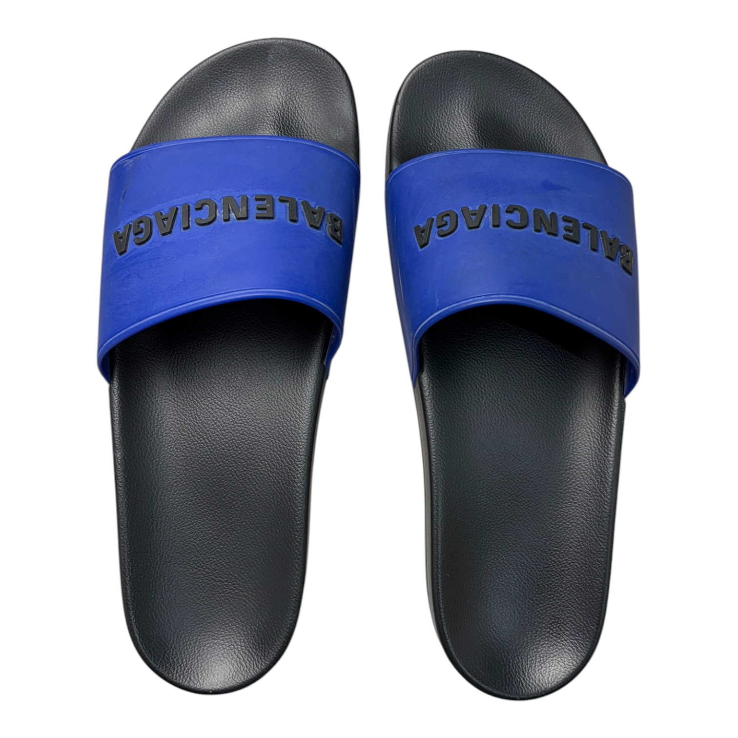 Balenciaga Pool Slide Navy Blue Black