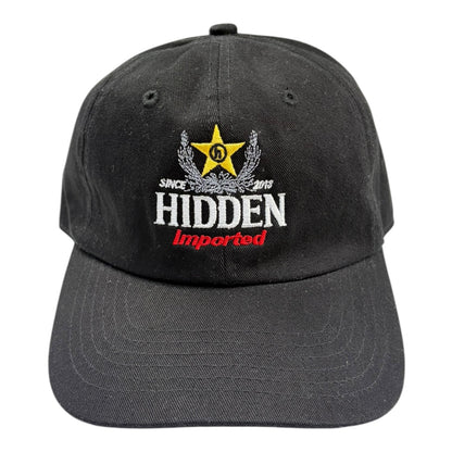 Hidden NY Imported Hat Black