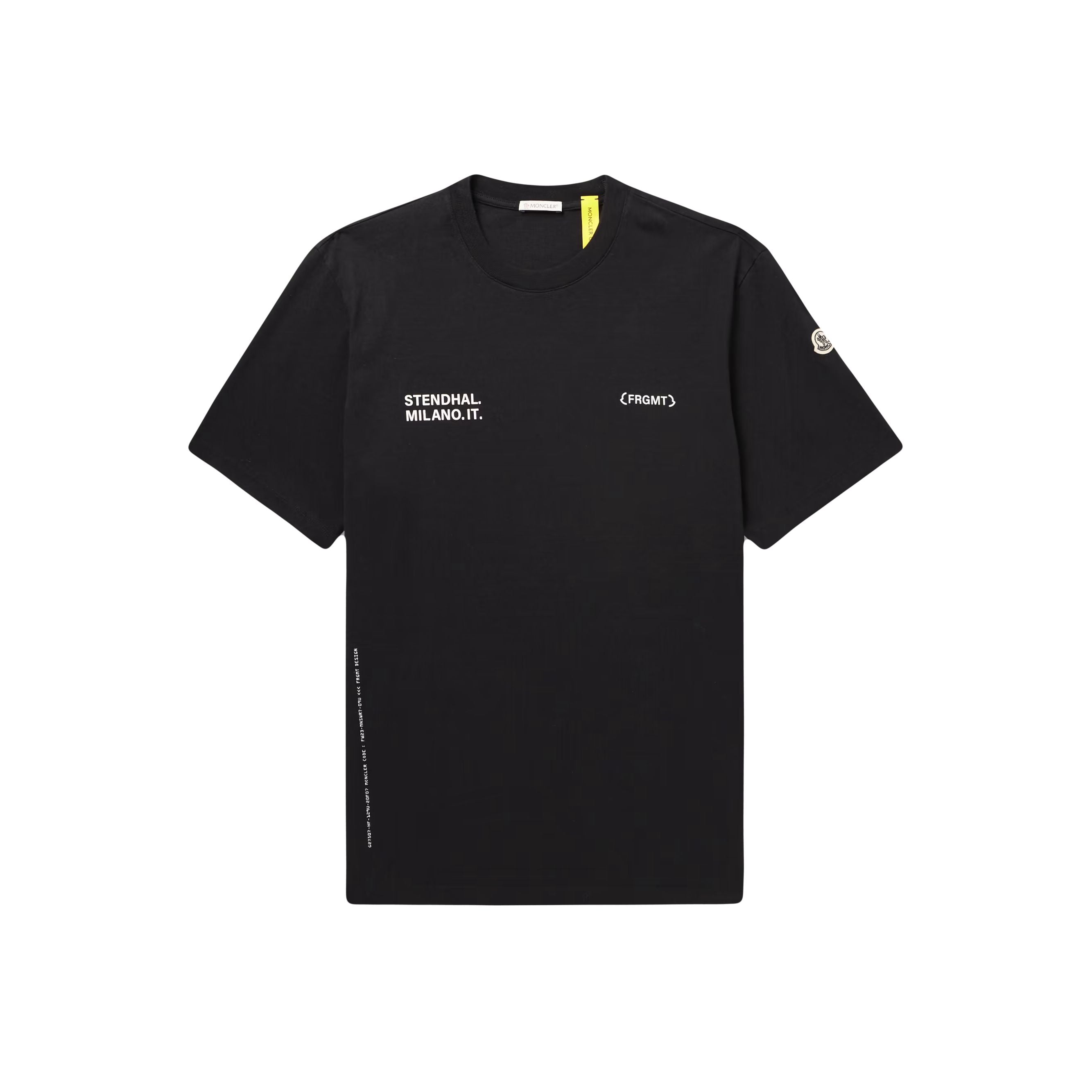 Moncler Genius x Fragment Hiroshi Fujiwara Logo-Print T-Shirt Black