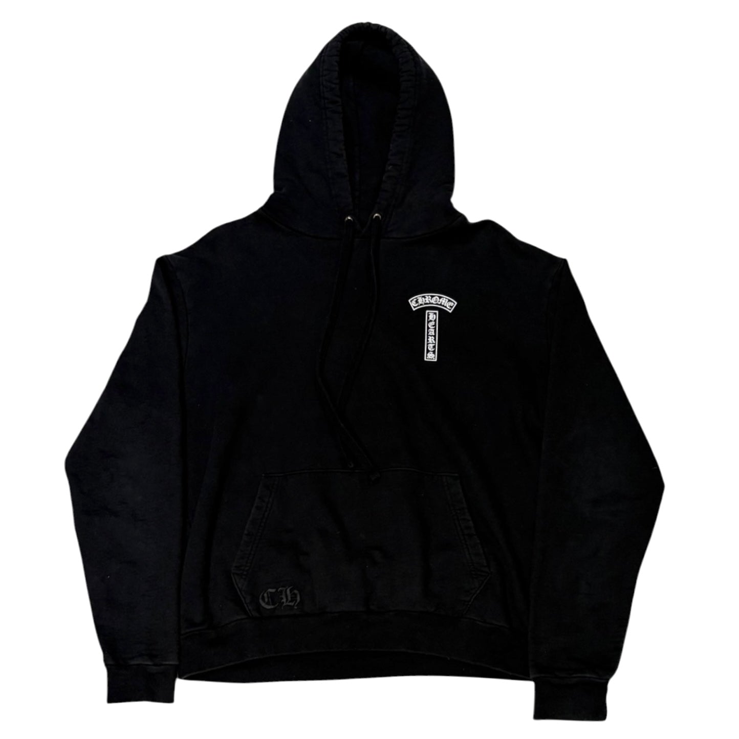 Chrome Hearts Shoulder Logo Hoodie Black