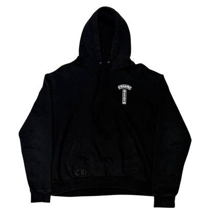Chrome Hearts Shoulder Logo Hoodie Black