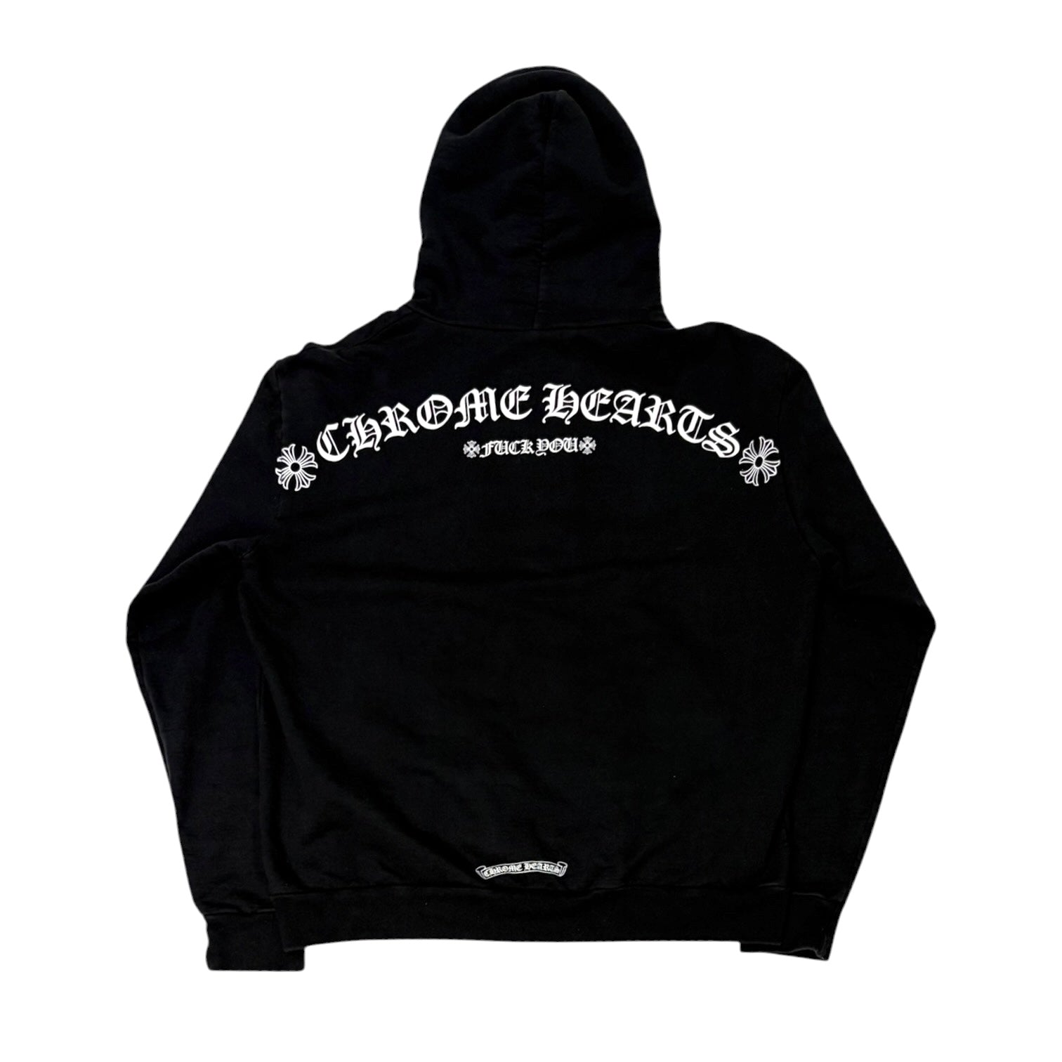Chrome Hearts Shoulder Logo Hoodie Black