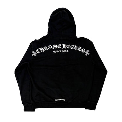 Chrome Hearts Shoulder Logo Hoodie Black