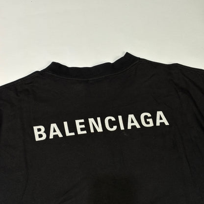 Balenciaga Logo Tee Black