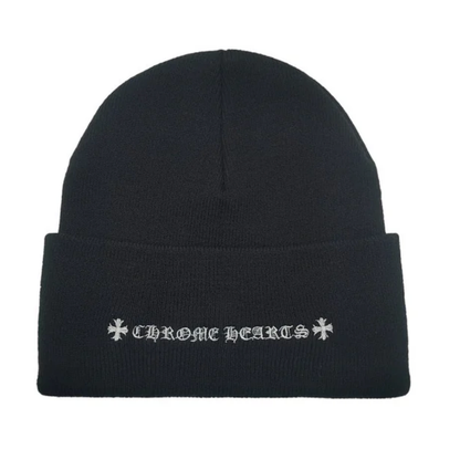Chrome Hearts Logo Beanie Black