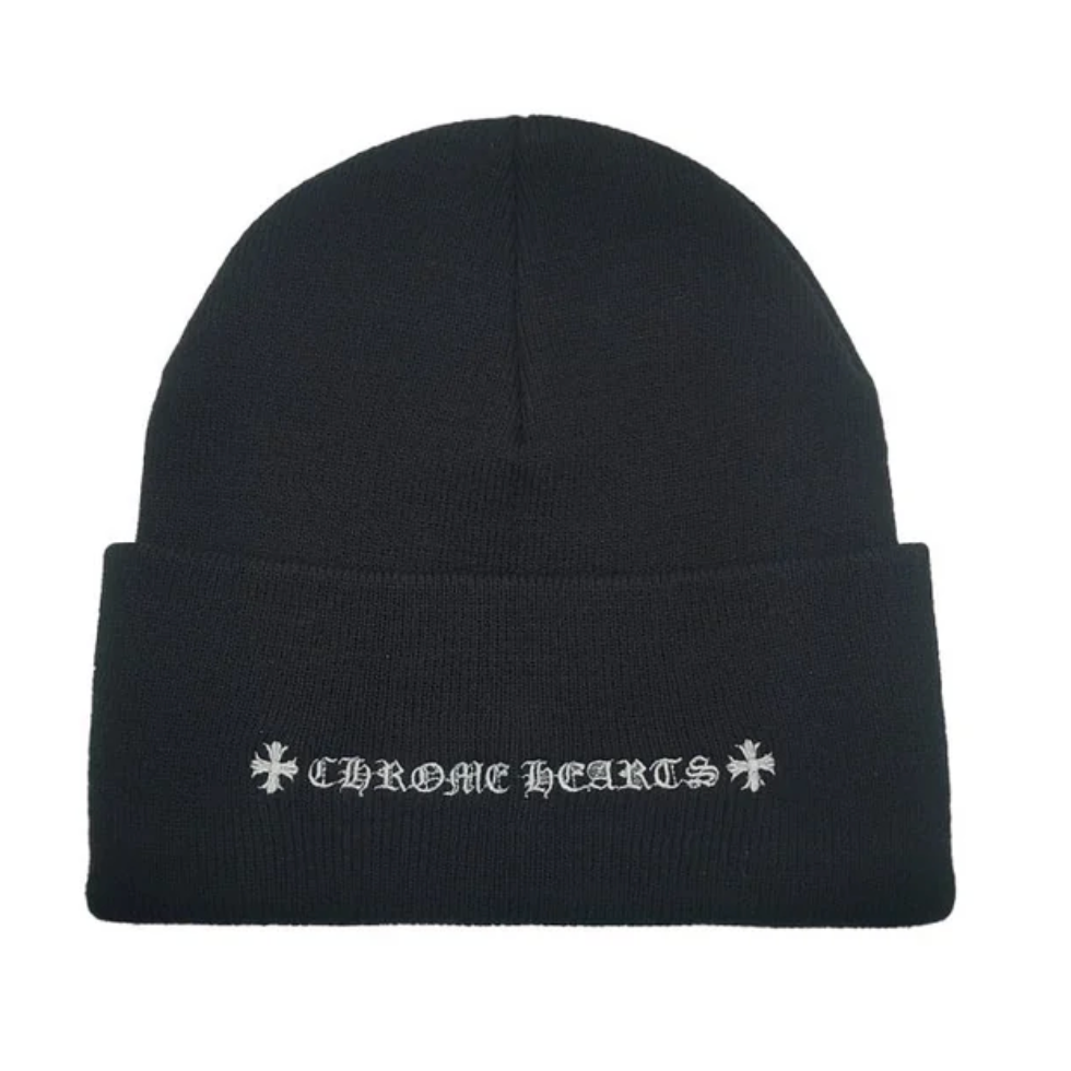 Chrome Hearts Logo Beanie Black