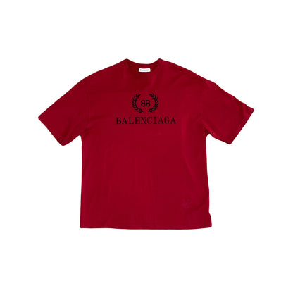 Balenciaga Laurel BB T-shirt Red