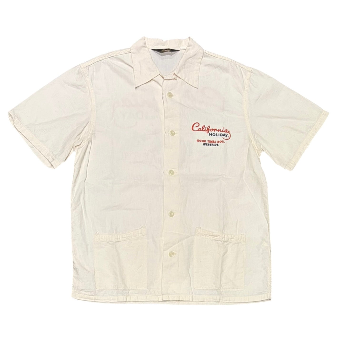 West Ride M.C.C Chain Stitched Button Up Cream