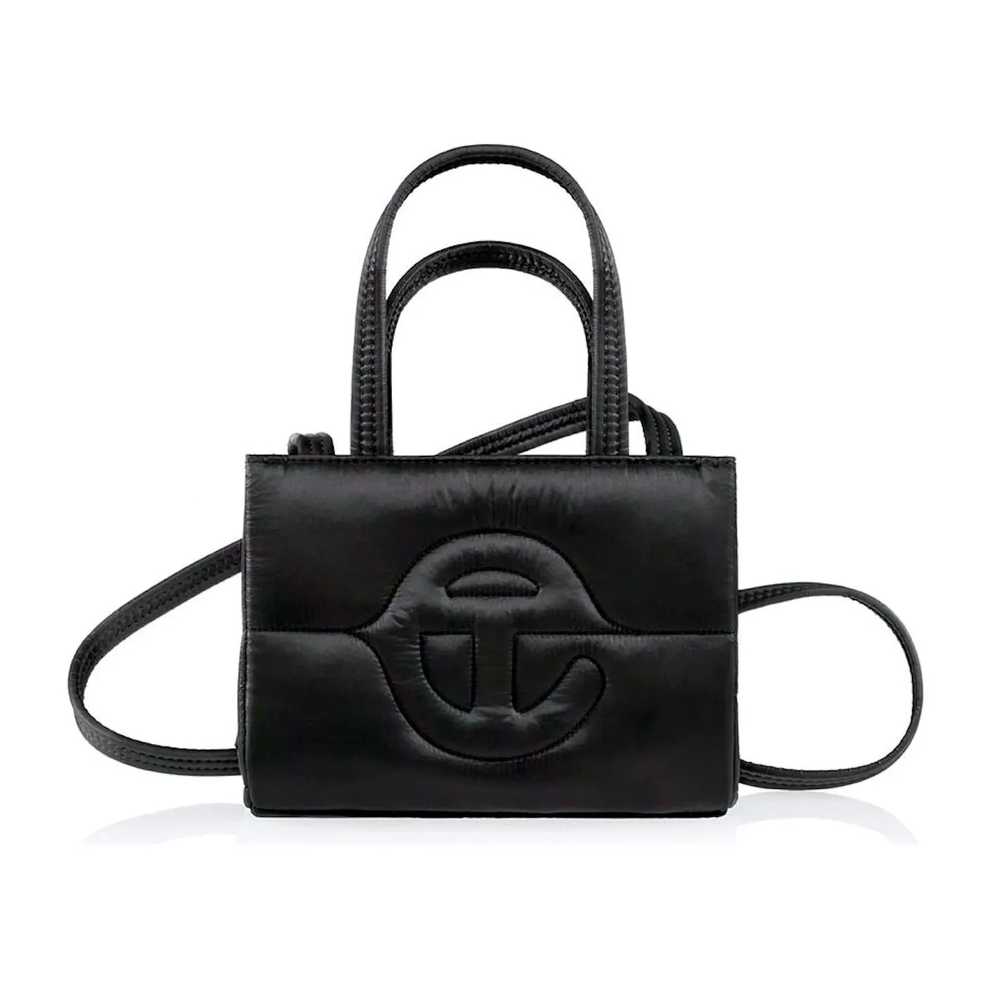 Telfar Small Puff Shopper Black