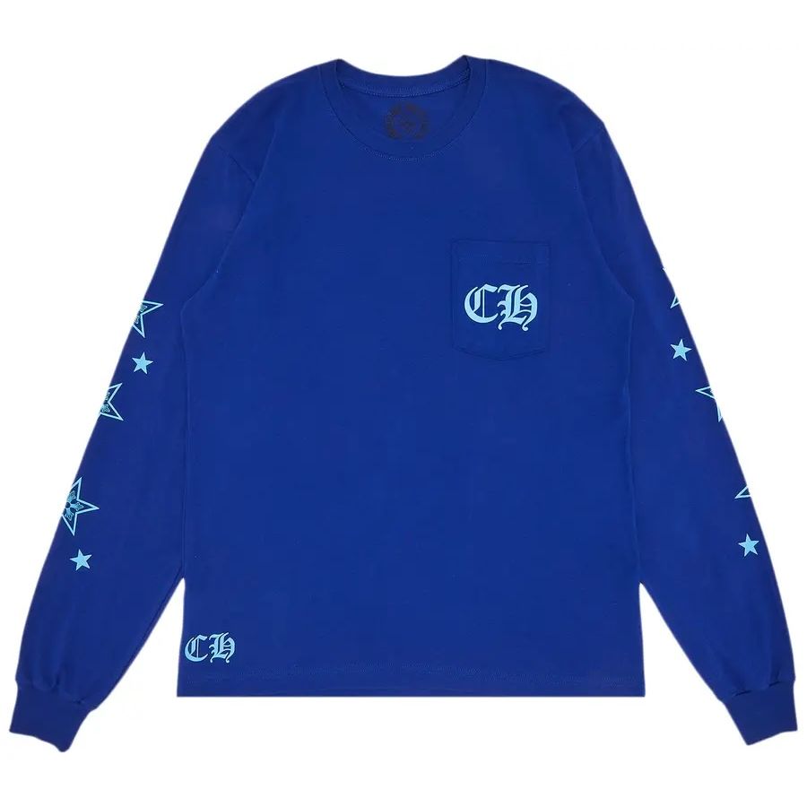 Chrome Hearts Star L/S T-shirt Blue