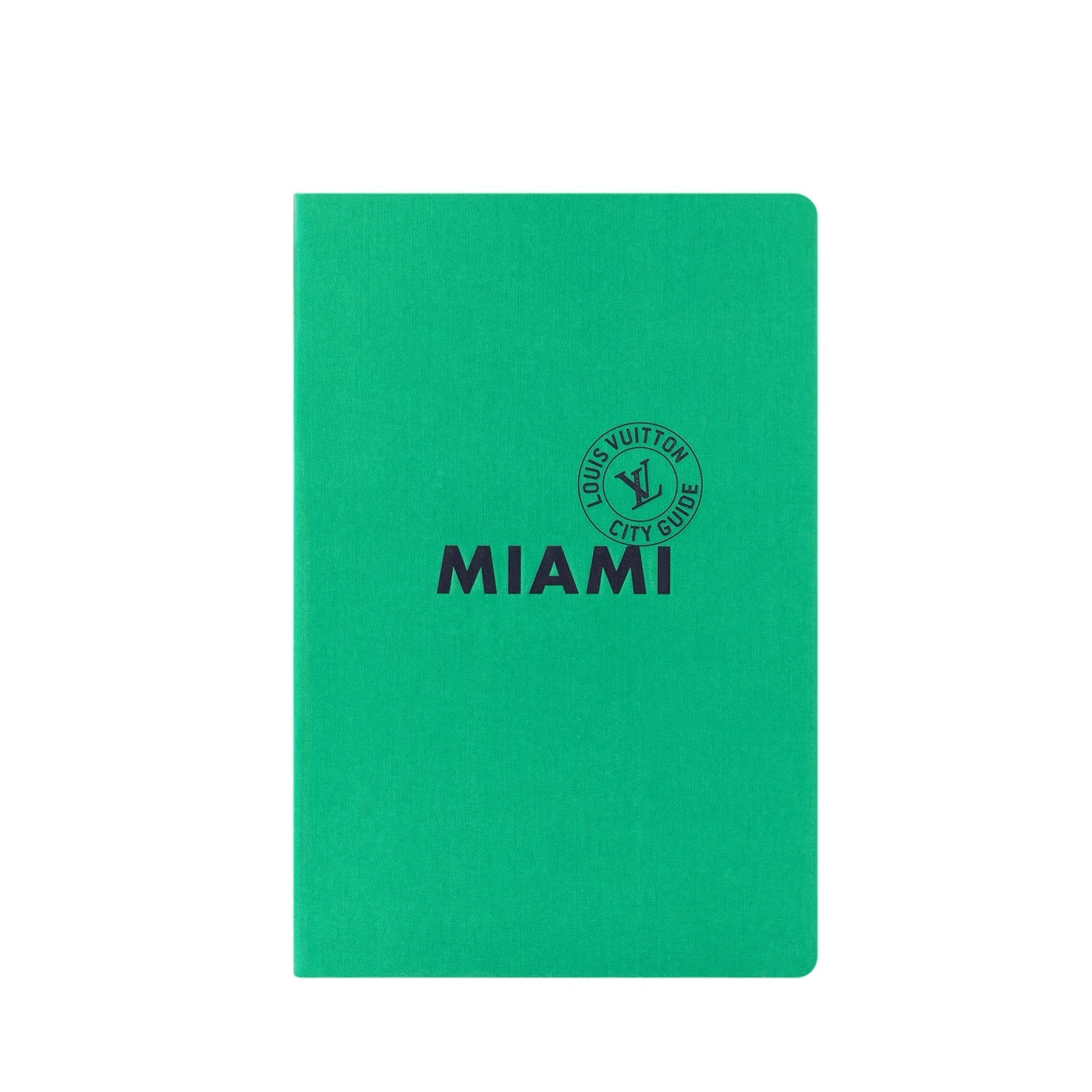 Louis Vuitton MIAMI Green Cloth Cover City Guide Book
