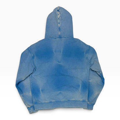 Gallery Dept. Sun Faded Zip Up Hoodie Blue