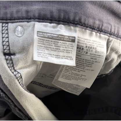 Y2K Levi's 514 Straight Fit Pants Grey