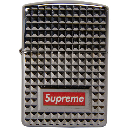 Supreme Diamond Cut Zippo Silver
