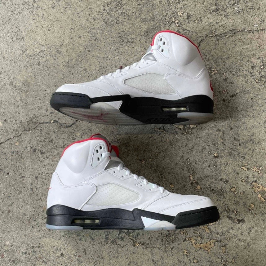 Jordan 5 Retro Fire Red Silver Tongue (2020)