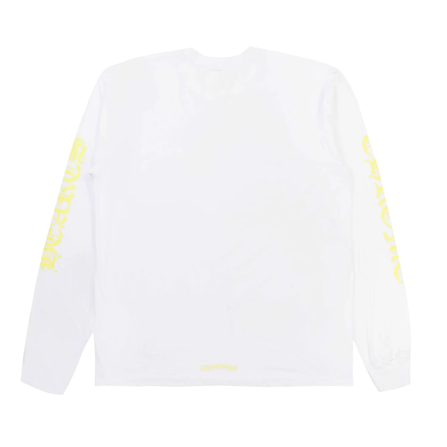 Chrome Hearts Neck Logo Longsleeve White/Yellow