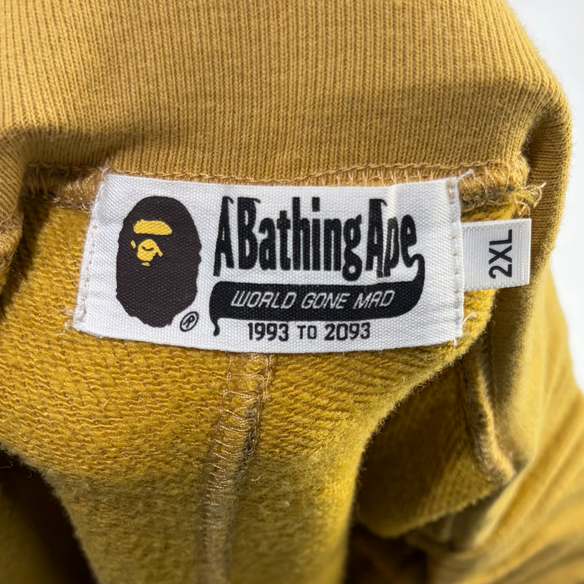 BAPE 1st Camo Sweat Pants Yellow