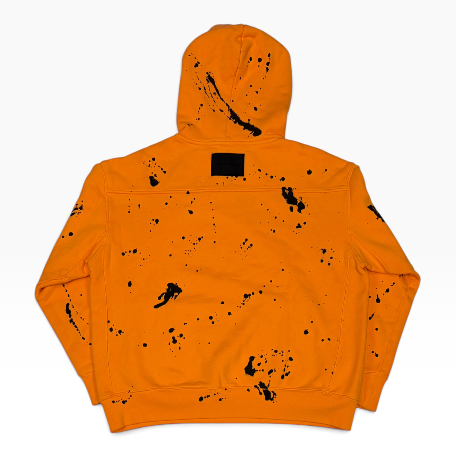 Purple Brand Paint Splatter Hoodie Orange