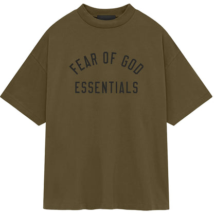 Fear of God Essentials Jersey Crewneck Tee Olive