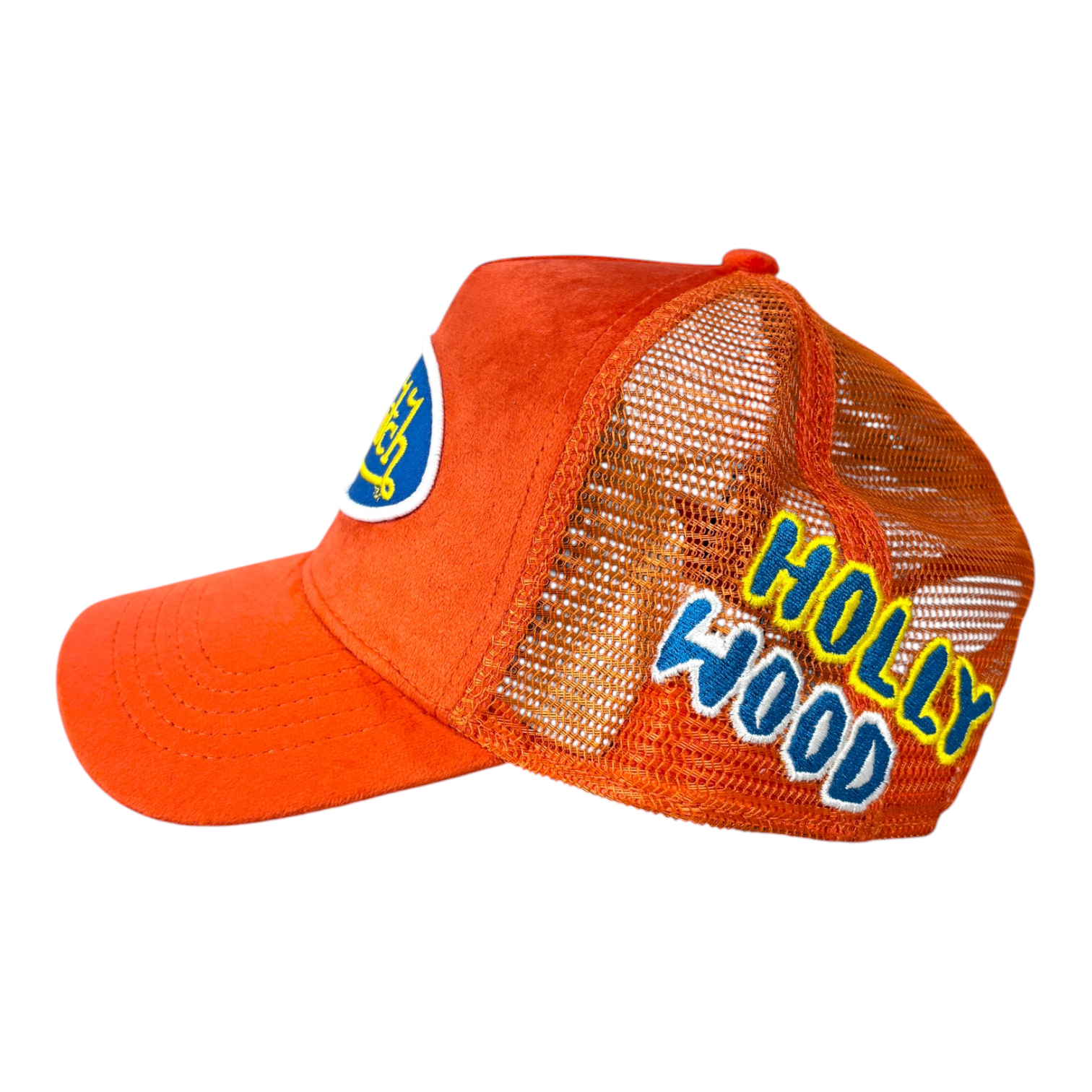 Von Dutch Hollywood Velvet Trucker Hat Orange