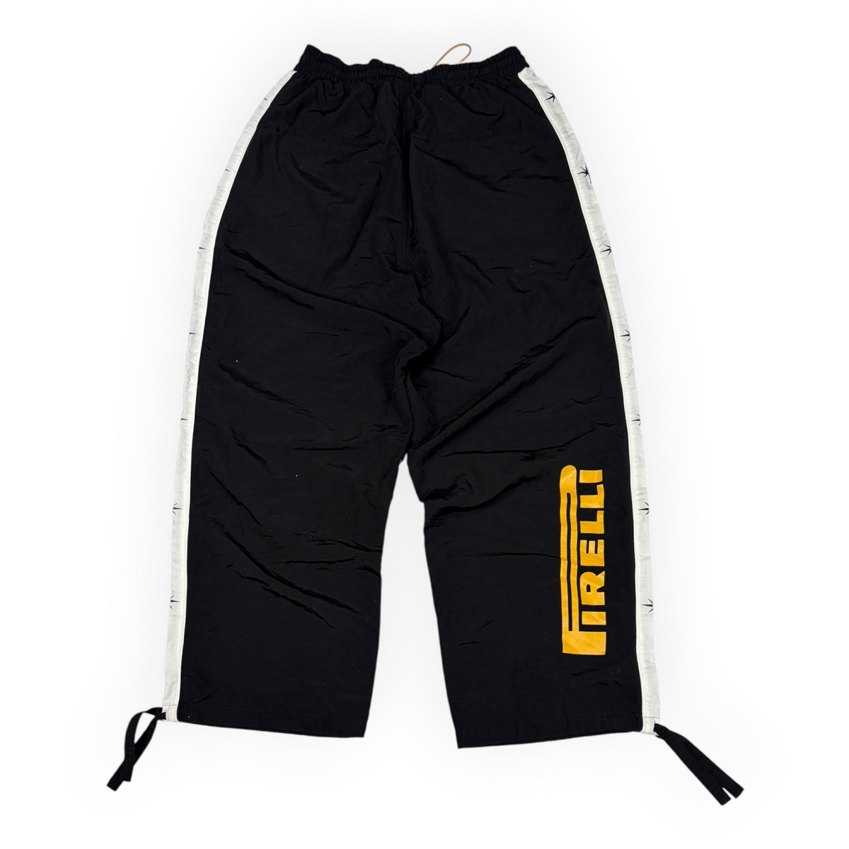 Rhude Star Piping Parachute Track Pants Black