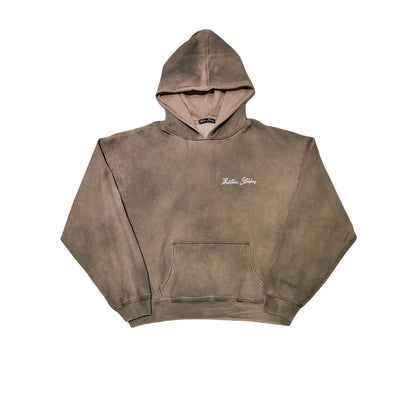 Thirteen Studios Hoodie Faded Mocha/Pink