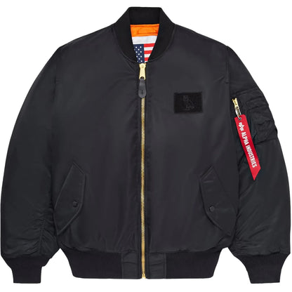 OVO x Alpha Industries x Hot Boys MA-1 Bomber Jacket Black