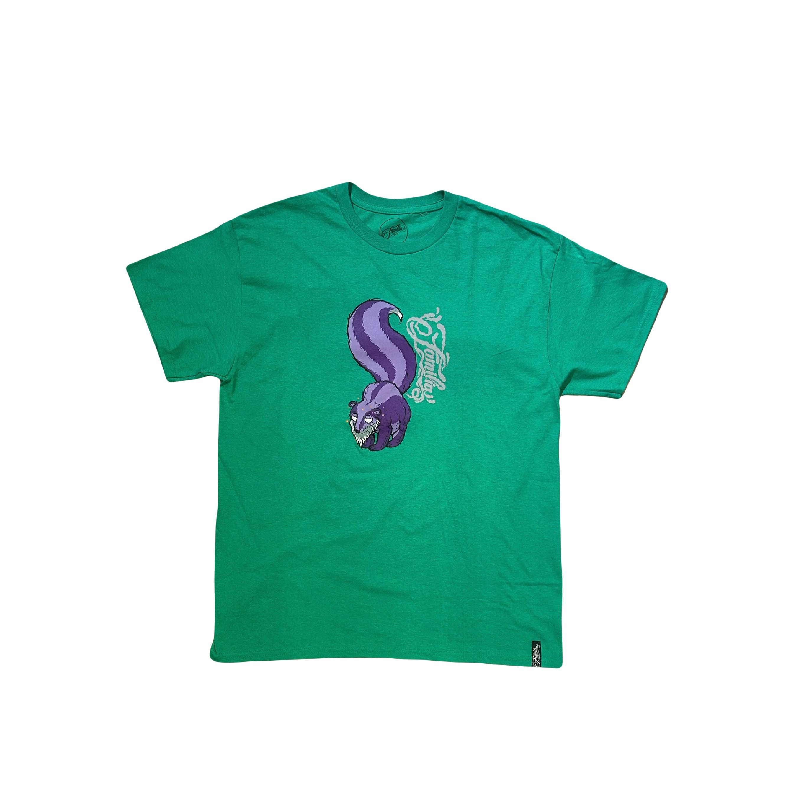 Familia x Todd Bratrud Skunk Tee Green