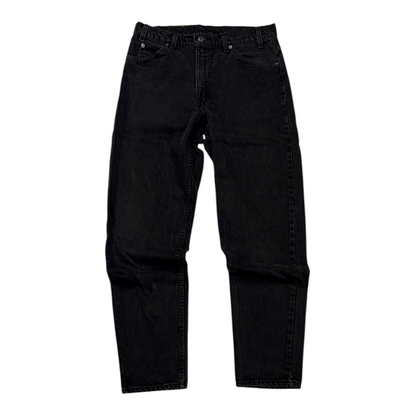 1996 Levi's 550 Orange Tab Denim Jeans Washed Black