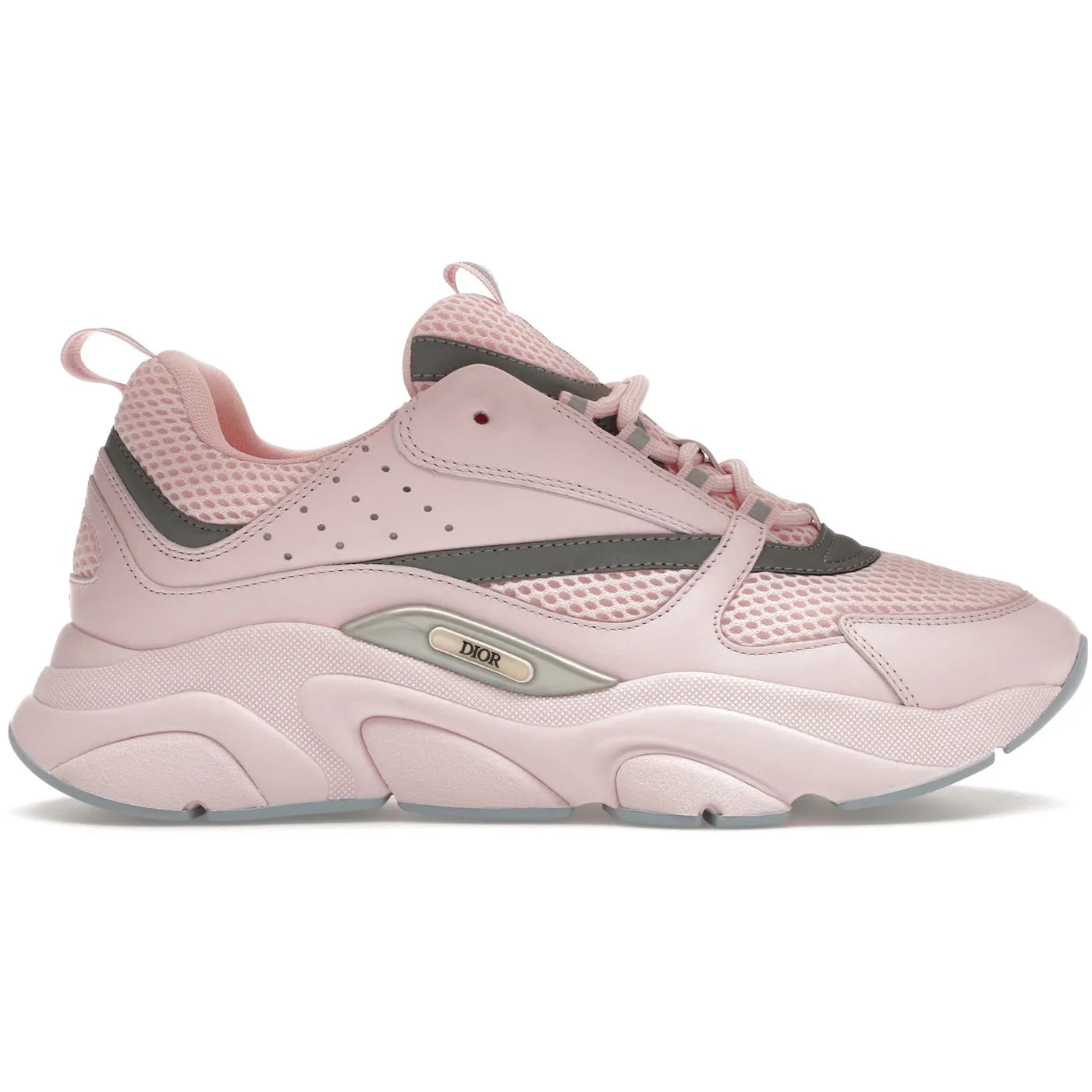 Dior B22 Pink Technical Mesh Pink Silver