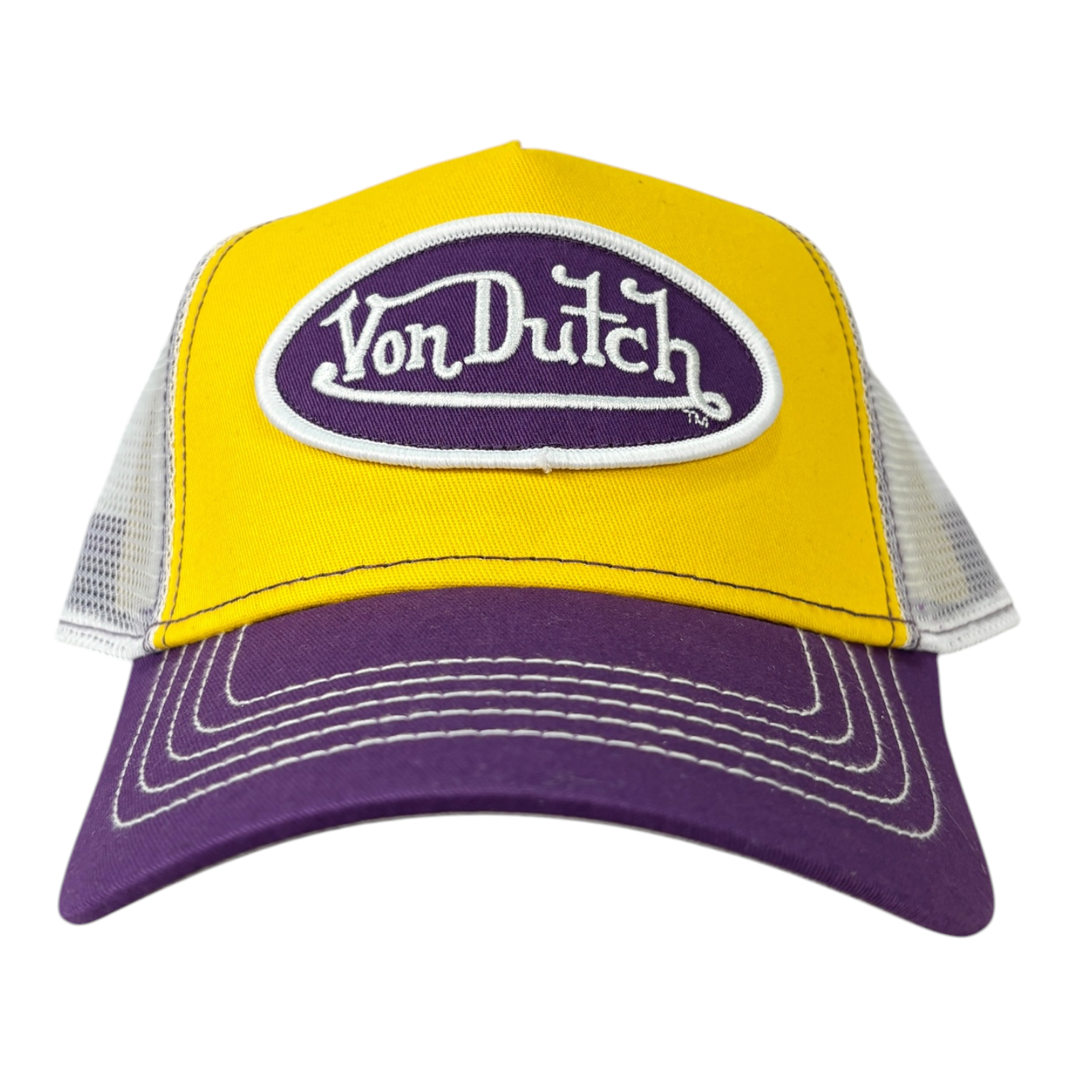Von Dutch Classic Trucker Hat Purple/Gold
