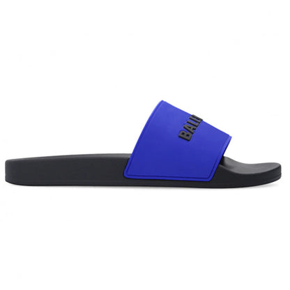 Balenciaga Pool Slide Navy Blue Black