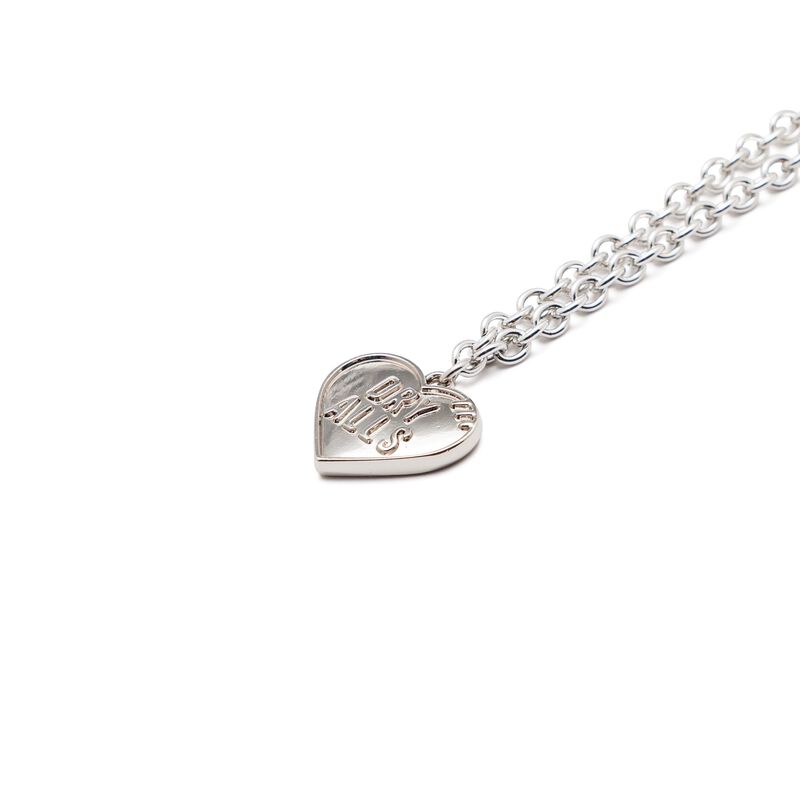 Human Made Heart Necklace Blue