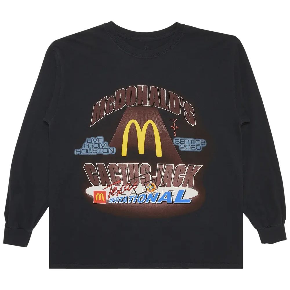 Cactus Jack by Travis Scott x McDonald's Invitational L/S T-shirt Black