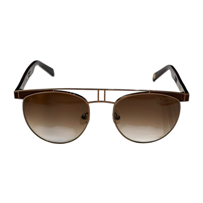 Balmain Wayfarer Gradient Sunglasses Rose Gold/Red