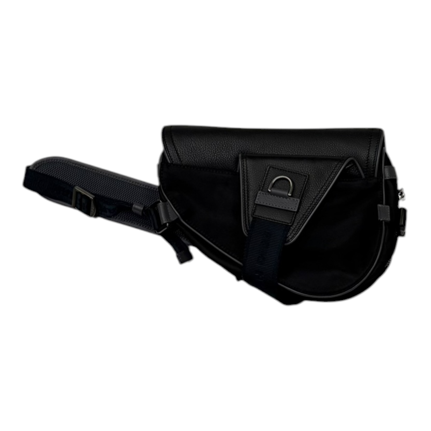 Dior x Sacai Saddle Bag Black