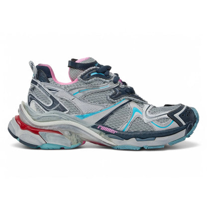 Balenciaga Runner 2.0 Grey Blue Pink Red