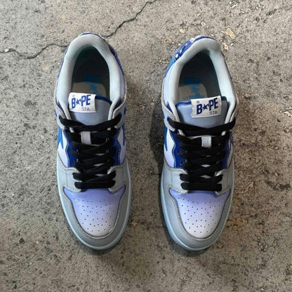 A Bathing Ape Bape SK8 Sta Blue White