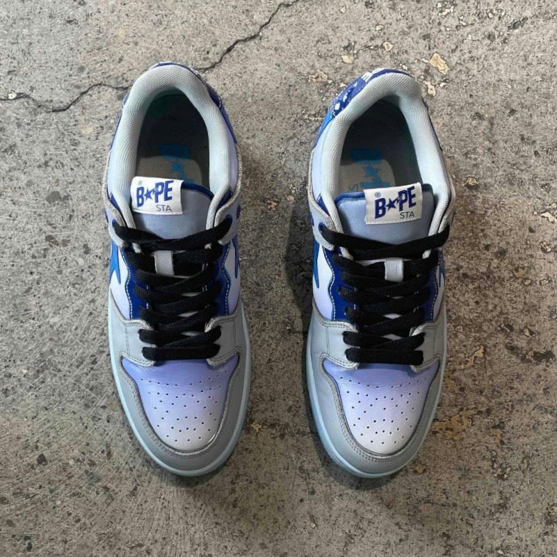 A Bathing Ape Bape SK8 Sta Blue White