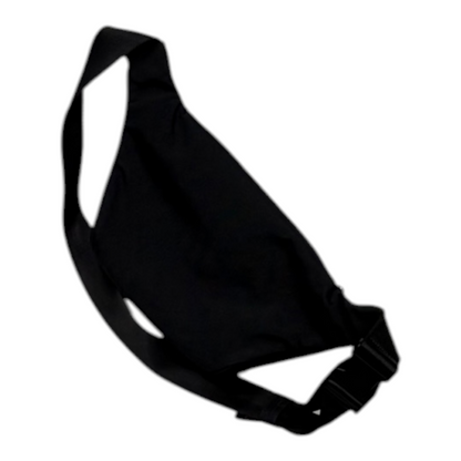 Balenciaga Explorer Sporty B Logo Embroidered Beltpack Medium Black