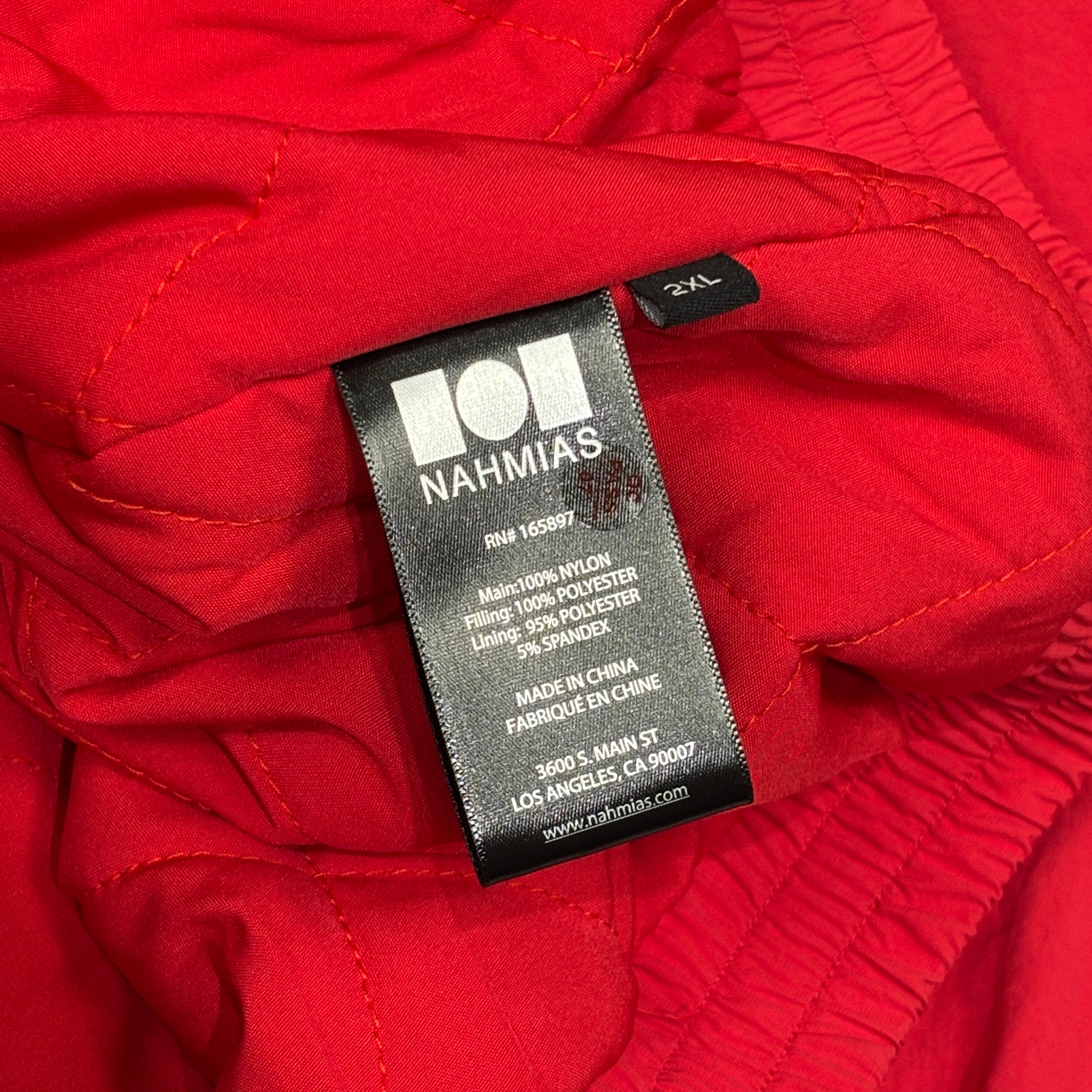 NAHMIAS x Marty Supreme A24 Classic Warm Up Jacket Dark Red